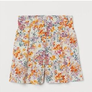 H&M Floral Print Women's Shorts and matching top